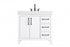 Elegant Lighting Nathan Vanity Cabinet 2DR 3DW 36 Inch W x 22 Inch D x 34 Inch H in Chestnut Brown Model: VF60636MCB