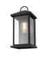 Elegant Lighting Neil 1 Light Wall Sconce W6.7 Inch E6.2 Inch H14.2 Inch in Black Model: OD411W14BK