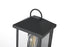 Elegant Lighting Neil 1 Light Wall Sconce W7.1 Inch E6.7 Inch H14.7 Inch in Black Model: OD411W15BK