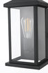 Elegant Lighting Neil 1 Light Wall Sconce W7.1 Inch E6.7 Inch H14.7 Inch in Black Model: OD411W15BK