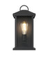 Elegant Lighting Neil 1 Light Wall Sconce W7.1 Inch E6.7 Inch H14.7 Inch in Black Model: OD411W15BK