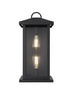 Elegant Lighting Neil 2 Light Wall Sconce W10.0 Inch E10.3 Inch H20.8 Inch in Black Model: OD411W21BK