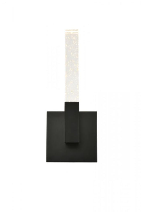 Elegant Lighting Noemi 6 Inch Adjustable LED Wall Sconce in Black Model: 1030W6BK