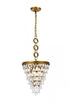 Elegant Lighting Nordic 3 Light Pendant Model: 1219D13BR/RC