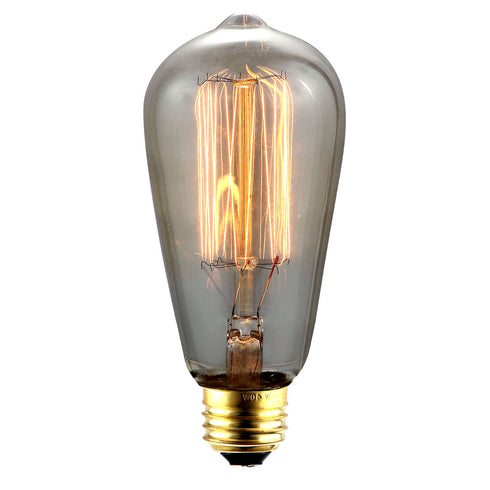 Elegant Lighting Nostalgic ST18 Thread E26 120V 40 Watt 140 Lumen GD Model: E26-NOS40-ST18-TH
