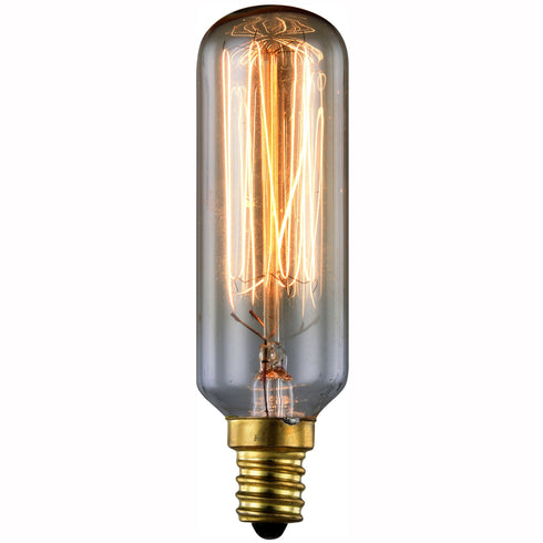 Elegant Lighting Nostalgic T6 Thread E12 120V 40 Watt 140 Lumen GD Model: E12-NOS40-T6-TH