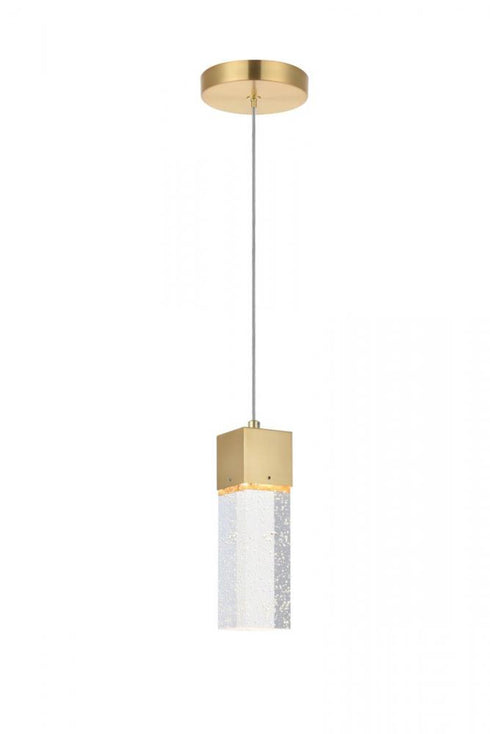 Elegant Lighting Novastella 1 light in Chrome LED Pendant Model: 5300D4C