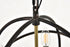 Elegant Lighting Octavia 3 light in Brass and Dark Brown Pendant Model: LD4006D14BRD