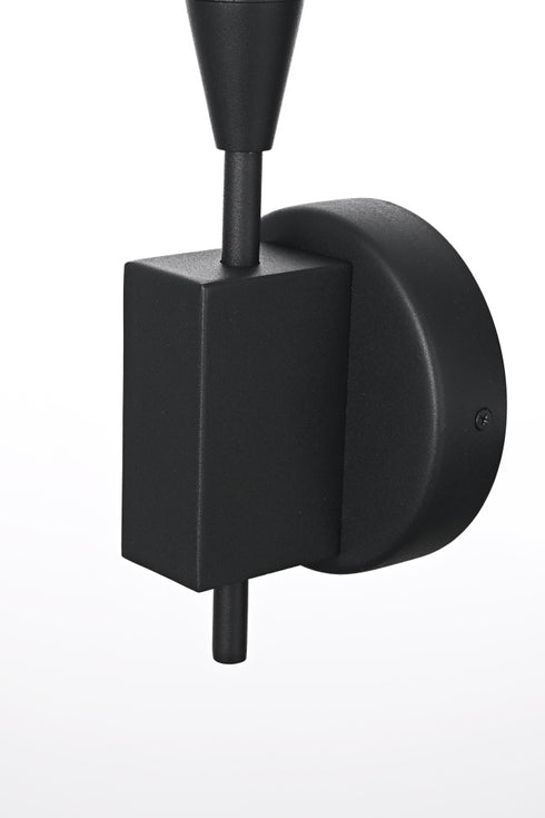 Elegant Lighting Odin 1 Light Wall Sconce W4.7 Inch E3.5 Inch H28.0 Inch in Black Model: OD401W28BK