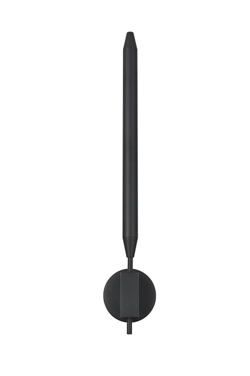 Elegant Lighting Odin 1 Light Wall Sconce W4.7 Inch E3.5 Inch H28.0 Inch in Black Model: OD401W28BK