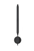 Elegant Lighting Odin 1 Light Wall Sconce W4.7 Inch E3.5 Inch H28.0 Inch in Black Model: OD401W28BK