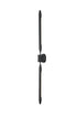 Elegant Lighting Odin 2 Light Wall Sconce W4.9 Inch E3.5 Inch H49.5 Inch in Black Model: OD401W50BK