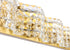 Elegant Lighting Ollie 3 light in Brass and Clear Crystals wall sconce Model: LD7016BR