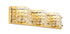 Elegant Lighting Ollie 3 light in Brass and Clear Crystals wall sconce Model: LD7016BR