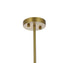 Elegant Lighting Opus 30.5 inch Pendant Clear Shade in Satin Gold in Satin Gold and Clear Finish Model: LD2331SG
