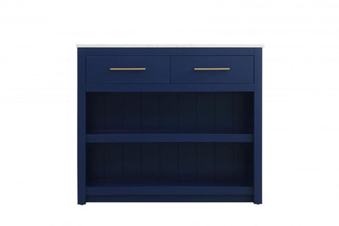 Elegant Lighting Osman 42 inch Kitchen Island in Blue Model: KD0142BL