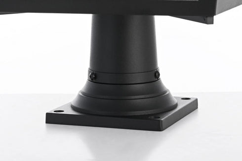 Elegant Lighting Oxford 7 inch Outdoor Pendant in Black Model: OD334P33BK