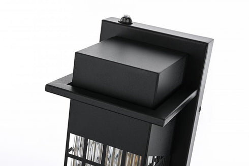 Elegant Lighting Palmer 7 inch Outdoor Pendant in Black Model: OD360W12BK