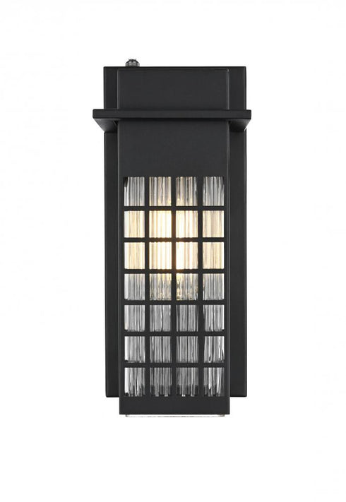 Elegant Lighting Palmer 7 inch Outdoor Pendant in Black Model: OD360W12BK