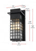 Elegant Lighting Palmer 7 inch Outdoor Pendant in Black Model: OD360W12BK