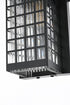 Elegant Lighting Palmer 7 inch Outdoor Pendant in Black Model: OD360W12BK