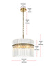Elegant Lighting Paulina 3 Light Pendant D16 Inch x H16 Inch L3 in Satin Gold Model: LD925D16SG