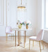 Elegant Lighting Paulina 3 Light Pendant D16 Inch x H16 Inch L3 in Satin Gold Model: LD925D16SG