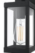 Elegant Lighting Peter 1 Light Wall Sconce W4.3 Inch E5.5 Inch H10.6 Inch in Black Model: OD413W11BK