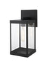 Elegant Lighting Peter 1 Light Wall Sconce W7.4 Inch E9.4 Inch H17.9 Inch in Black Model: OD413W18BK