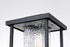 Elegant Lighting Philip 7 inch Outdoor Pendant in Black Model: OD307P17BK
