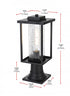 Elegant Lighting Philip 7 inch Outdoor Pendant in Black Model: OD307P17BK