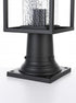 Elegant Lighting Philip 7 inch Outdoor Pendant in Black Model: OD307P17BK