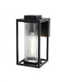 Elegant Lighting Philip 7 inch Outdoor Pendant in Black Model: OD307W12BK