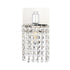 Elegant Lighting Phineas 1 light in Brass and Clear Crystals wall sconce Model: LD7006BR
