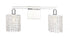 Elegant Lighting Phineas 2 light in Brass and Clear Crystals wall sconce Model: LD7008BR