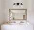 Elegant Lighting Phineas 2 lights bath sconce in black with clear crystals in Black and Clear Finish Model: LD7008BK