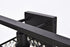 Elegant Lighting Phineas 3 lights bath sconce in black with clear crystals in Black and Clear Finish Model: LD7010BK