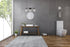 Elegant Lighting Phineas 3 lights bath sconce in black with clear crystals in Black and Clear Finish Model: LD7010BK