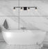 Elegant Lighting Phineas 4 lights bath sconce in black with clear crystals in Black and Clear Finish Model: LD7012BK
