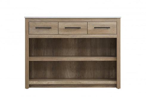 Elegant Lighting Porter 48 inch Kitchen Island in Blue Model: KD0148BL