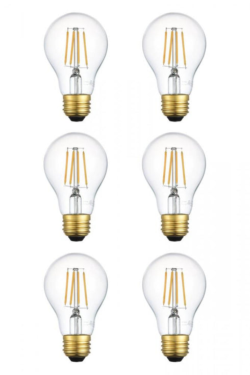 Elegant Lighting Raedyn LED 3000K nostalgic filament 4.5 watts 450 lumens A19 light bulb Model: A19LED102-6PK