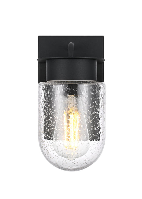Elegant Lighting Rafael 1 Light Wall Sconce W4.7 Inch E6.2 Inch H8.1 Inch in Black Model: OD414W8BK
