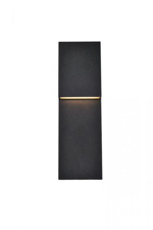 Elegant Lighting Raine Integrated LED wall sconce in black Model: LDOD4001BK