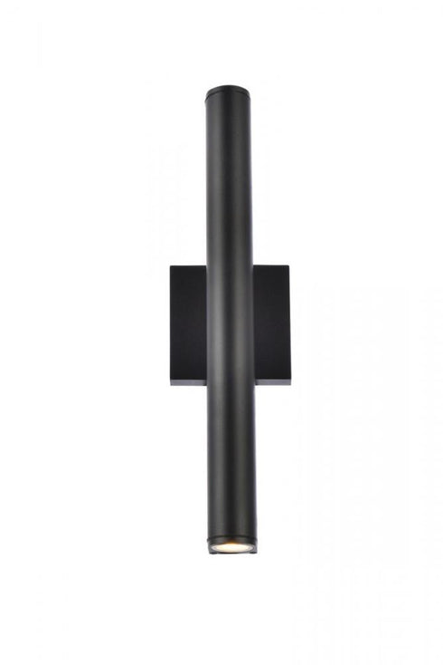 Elegant Lighting Raine Integrated LED wall sconce in black Model: LDOD4008BK
