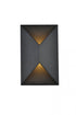 Elegant Lighting Raine Integrated LED wall sconce in black Model: LDOD4022BK