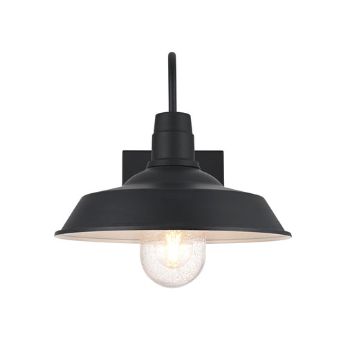 Elegant Lighting Rayan 1 Light Wall Sconce with Outlet W14.0 Inch E22.9 Inch H15.2 Inch in Black Model: OD415W23BK