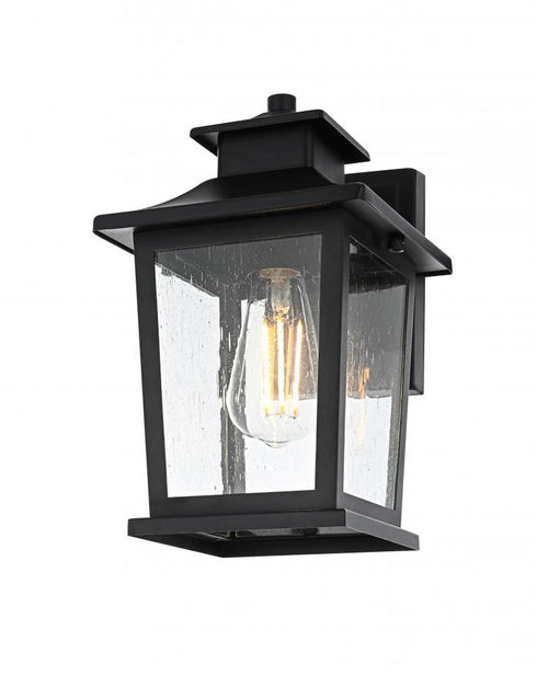 Elegant Lighting Redner 7 inch Outdoor Pendant in Black Model: OD351W12BK