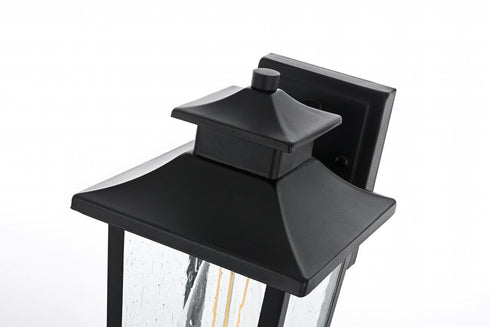 Elegant Lighting Redner 7 inch Outdoor Pendant in Black Model: OD351W12BK