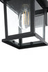 Elegant Lighting Redner 7 inch Outdoor Pendant in Black Model: OD351W12BK