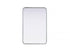 Elegant Lighting Remy Contour Metal Rectangle Mirror 20x30 Inch in Black Model: MR8A2030BLK